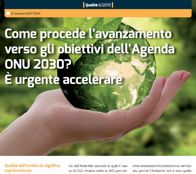 accelerare avanzamento agenda 2030